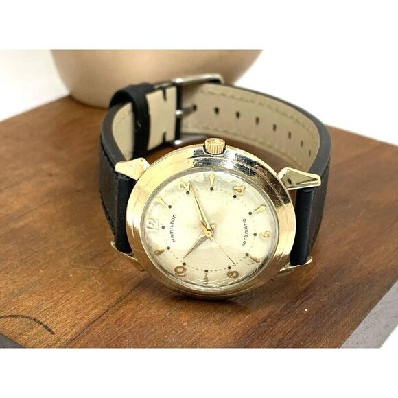 Hamilton Men's Watch 661 Vintage Swiss Hand Wind 10k Gold Filled Case K402 34mm - Picture 9 of 15